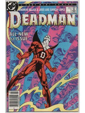 Deadman 1 DC Comics 1986 VF- 7.5 Batman Garcia-Lopez Newsstand